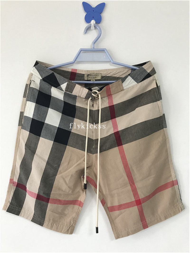 Burberry Sean Cotton Check Shorts